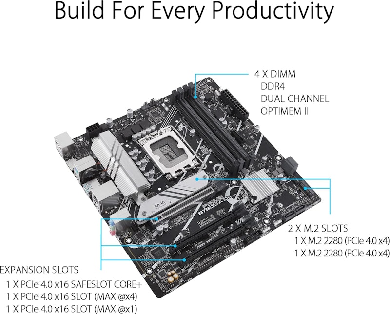 Placa-Mãe ASUS Prime B760M-A 3