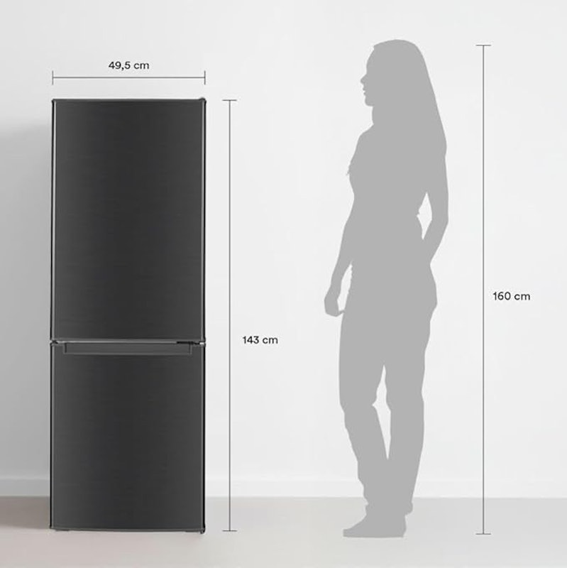Geladeira EOS 192 L Duplex Inverse Inox 3