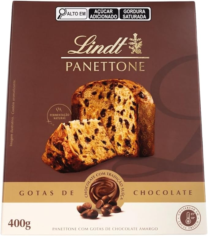 Kit 2 Panettones Chocolate Lindt 1