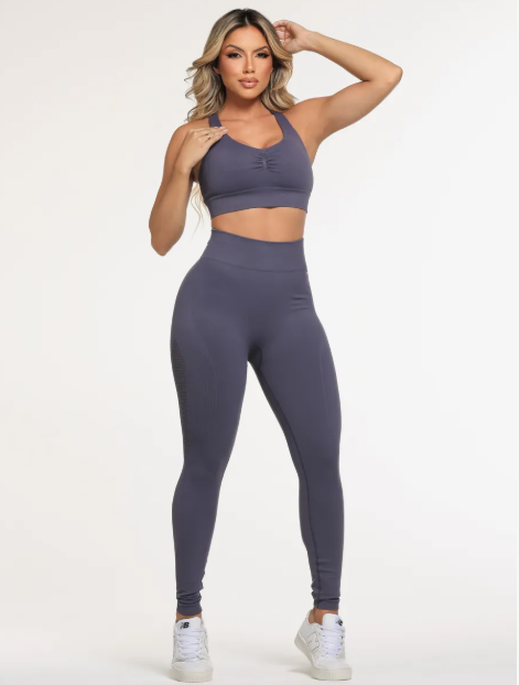 Conjunto Fitness Sem Costura 2