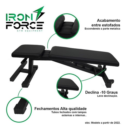 Banco Livre Regulável Iron Force 4