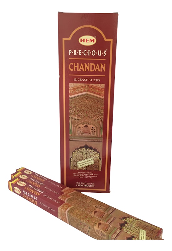 Incenso Indiano Precious Chandan - Sândalo Caixa com 25 un 1