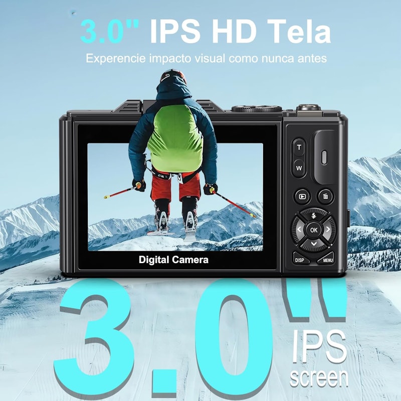Câmera Digital Vídeo de 5K 3