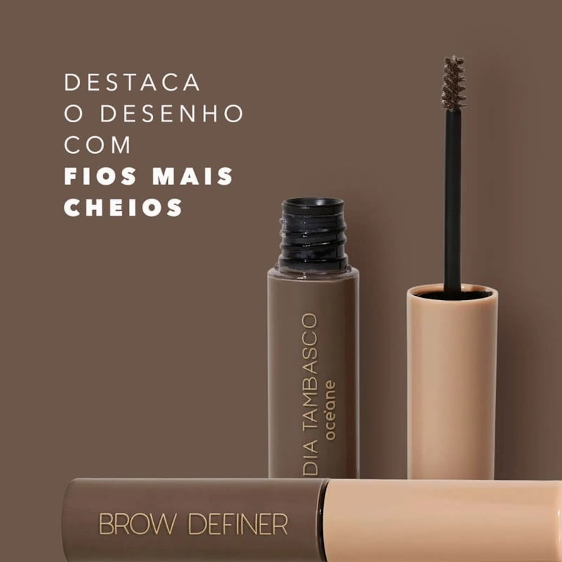 Máscara de Sobrancelha Castanho Escuro Nádia Tambasco By Océane 5