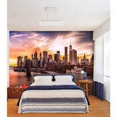Papel de Parede 3D Paisagem Por do Sol