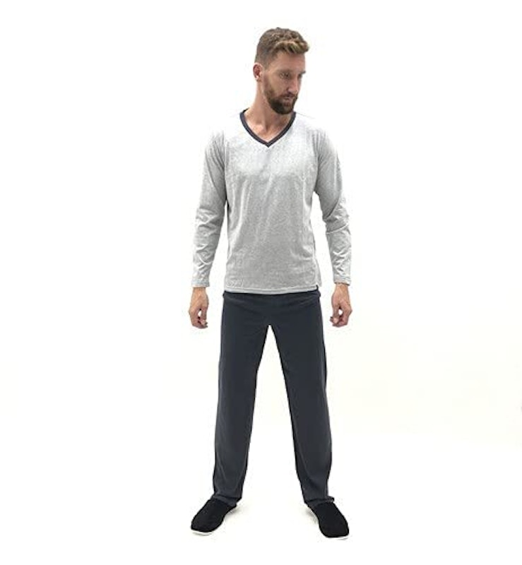 Pijama Masculino Adulto Manga Longa 3