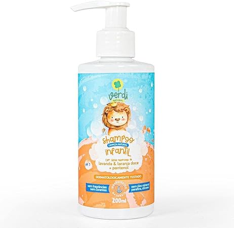 Shampoo Infantil 100% Natural  1