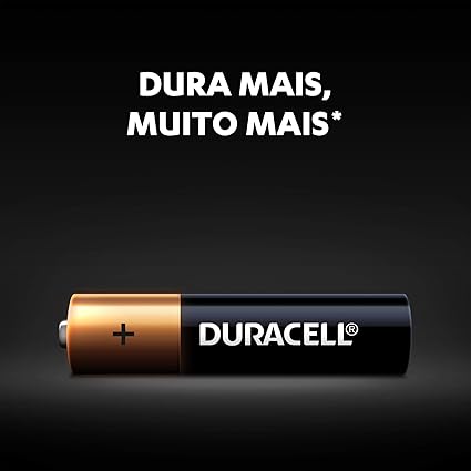 Pilha Alcalina Duracell Palito AAA 4