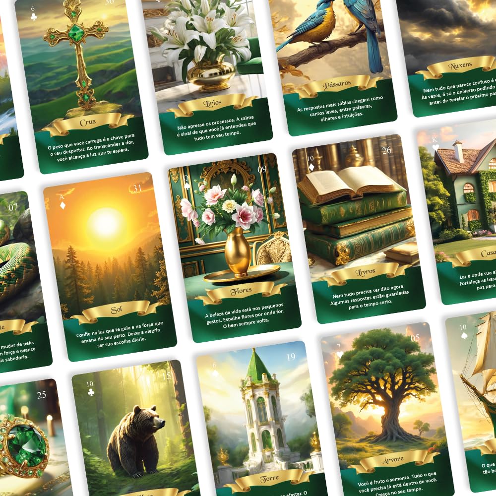 Baralho Cigano Lenormand Cigana Esmeralda 4