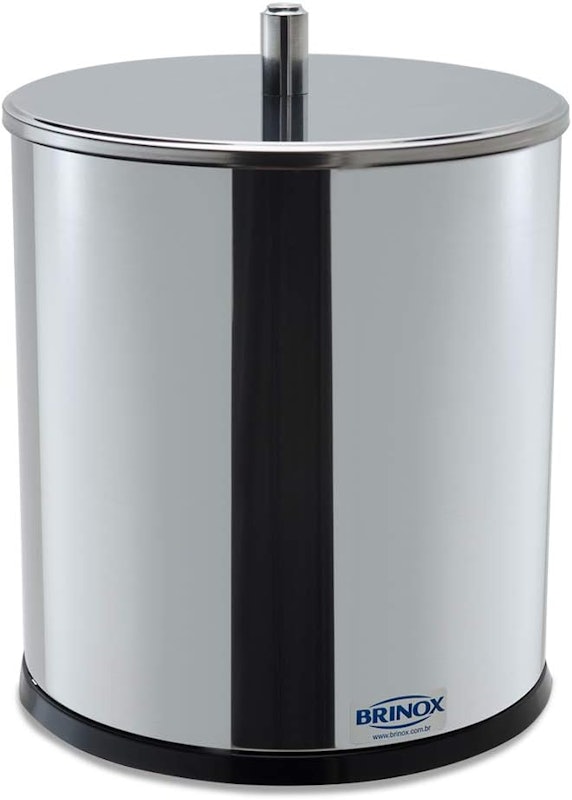 Lixeira Inox com Tampa Decorline 1
