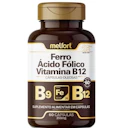 Ferro + Ácido Fólico + Vitamina B12 - 60 Cápsulas - 500 mg