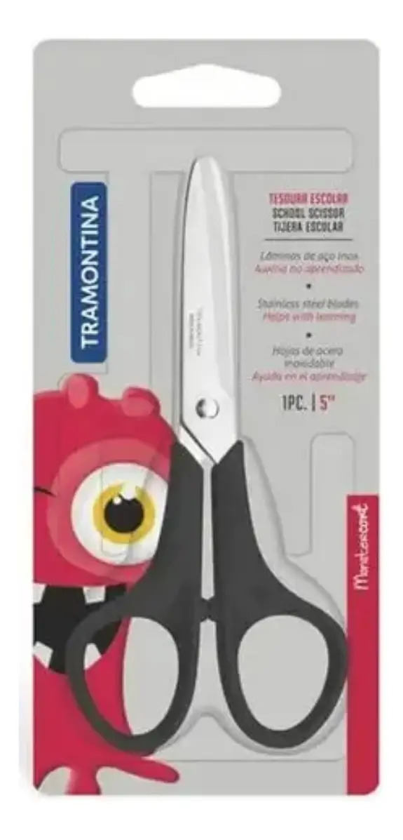 Tesoura Escolar Supercort Monster 5