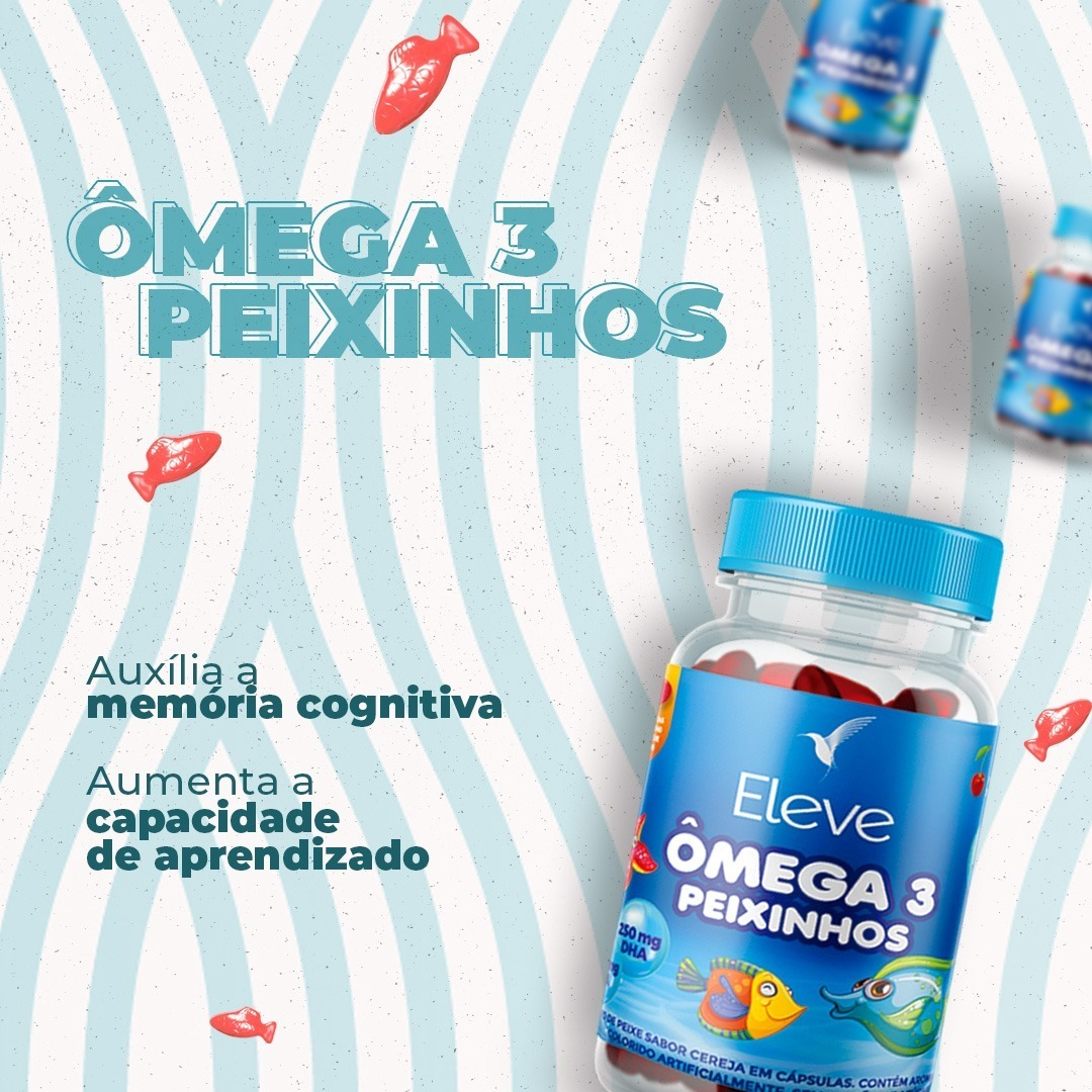 Ômega 3 Peixinhos Infantil  2