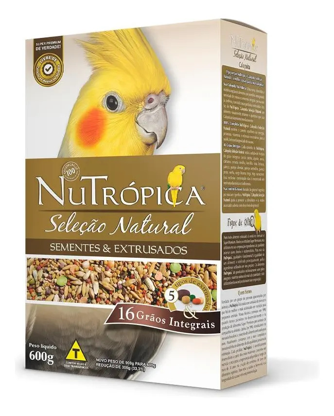 Ração NuTrópica Seleção Natural Calopsita 1