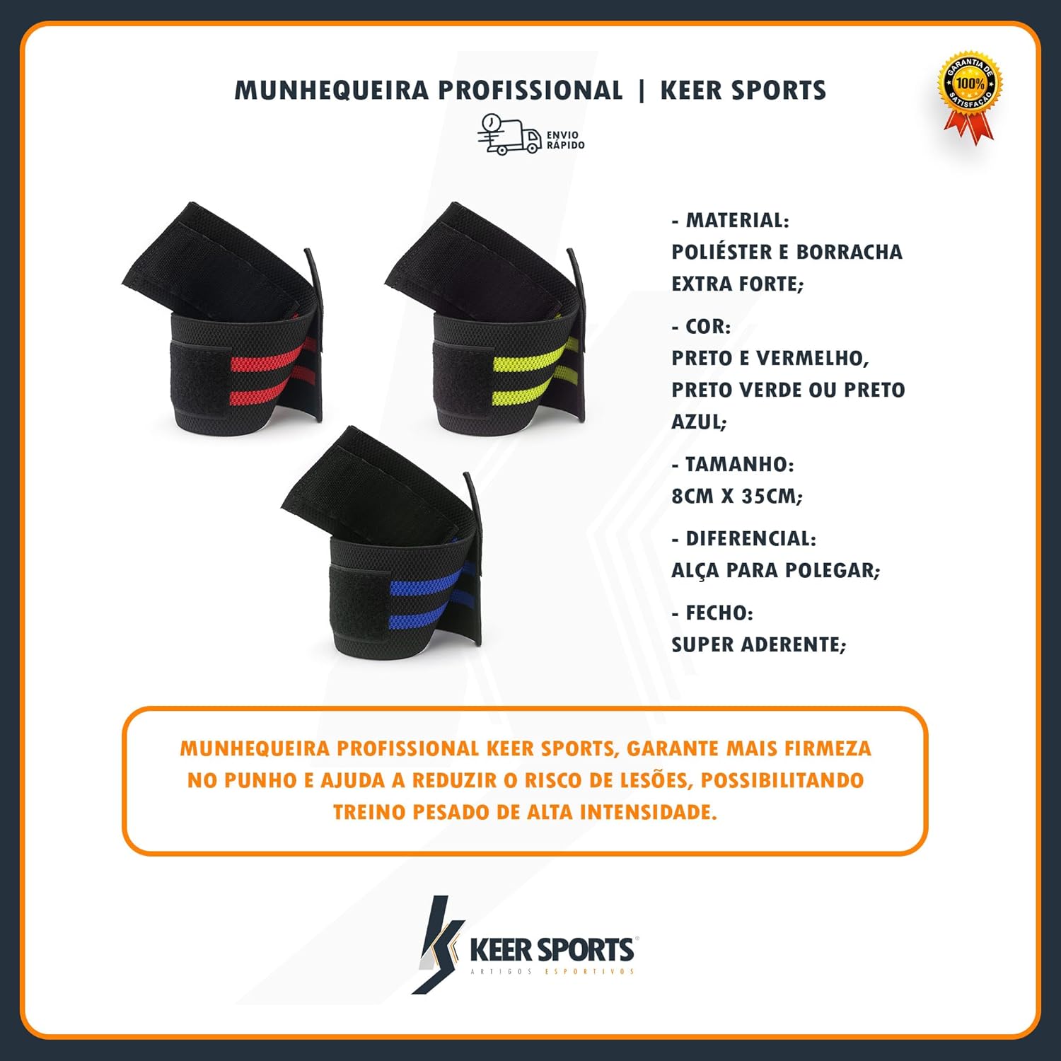 Munhequeira Elástica de Pulso  4