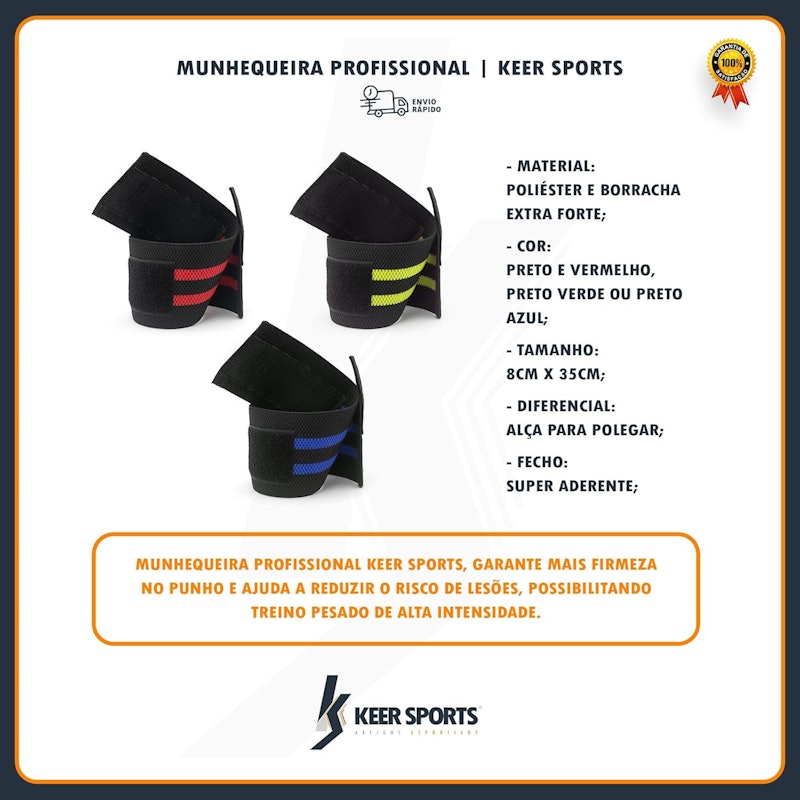Munhequeira Elástica de Pulso 4