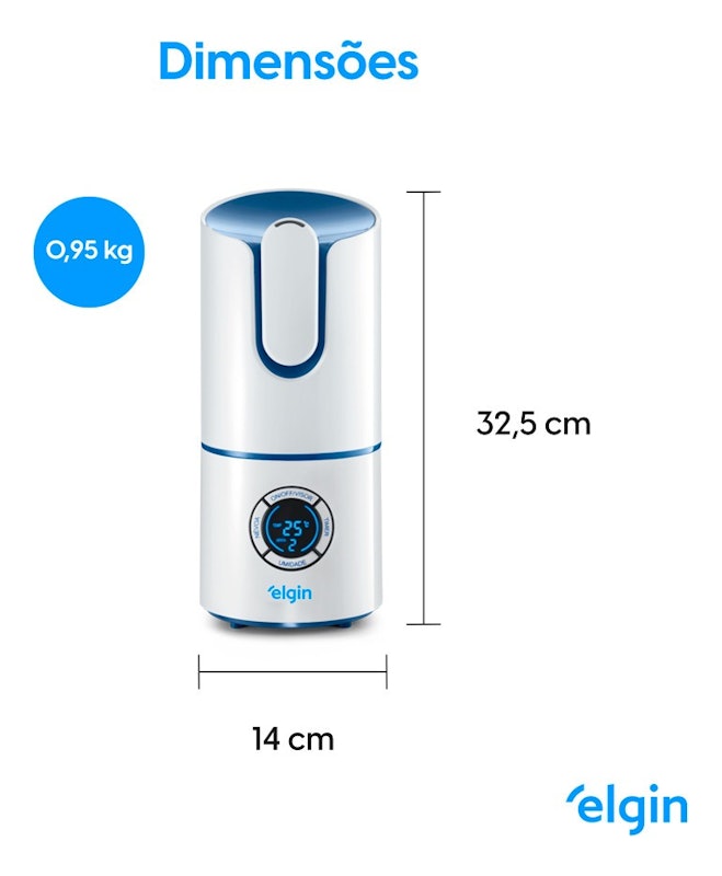 Umidificador de Ar Elgin Digital 4