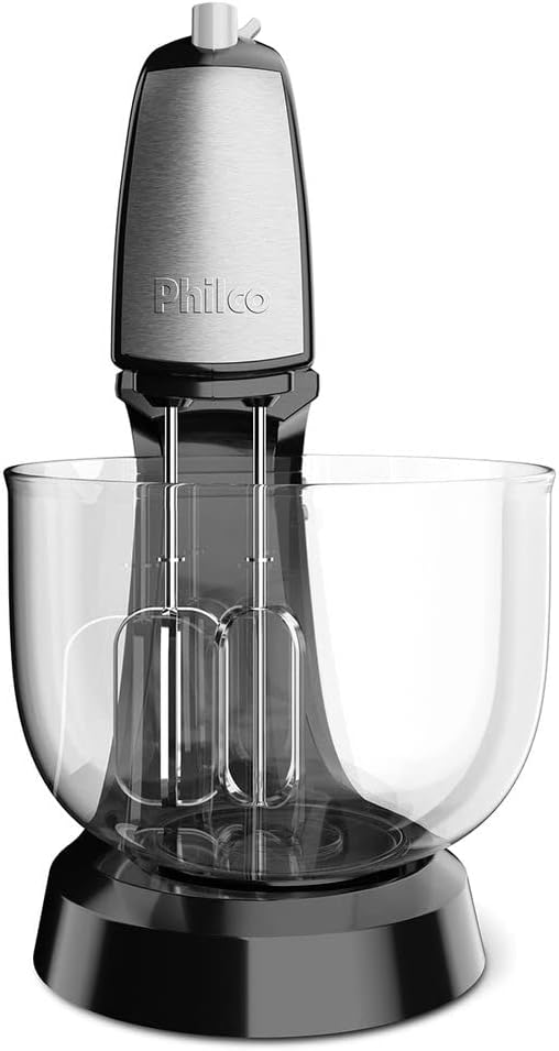 Batedeira Philco Crome Base Cristal Duo Turbo 3