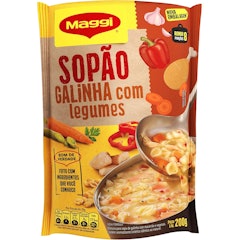 Sopão Galinha com Legumes