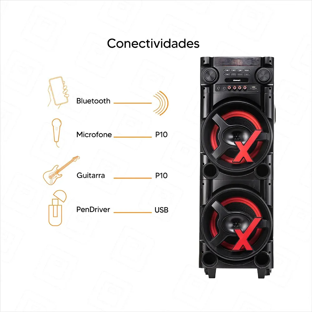 Caixa Amplificada ACA 1000 NewX 4