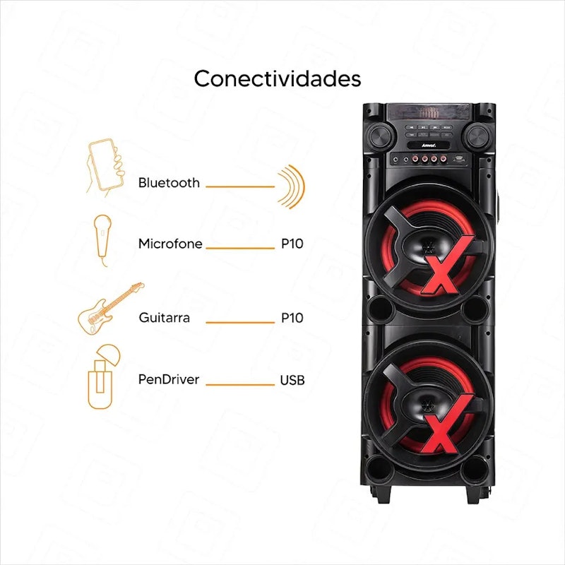 Caixa Amplificada ACA 1000 NewX 4