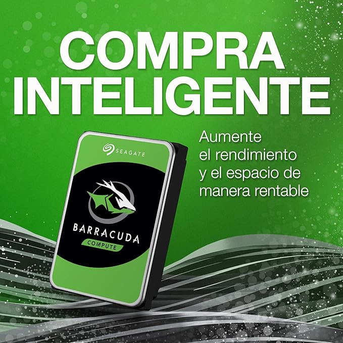 HD Interno Barracuda Seagate Compute HDD 3,5 4 TB 5
