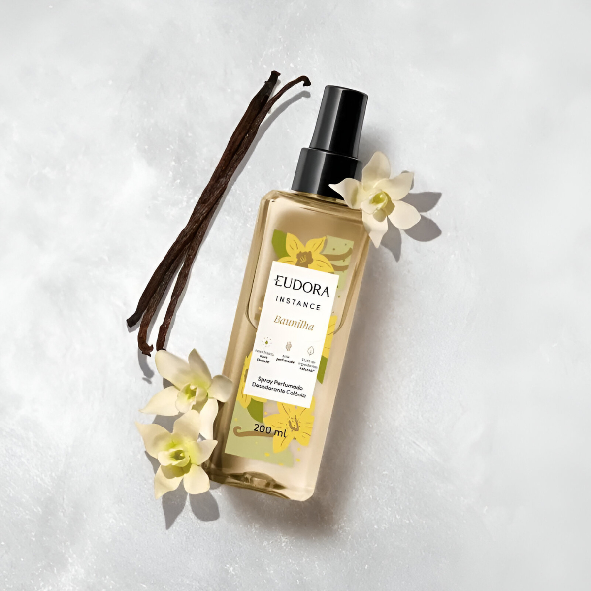 Spray Perfumado Desodorante Colônia Instance Baunilha 4