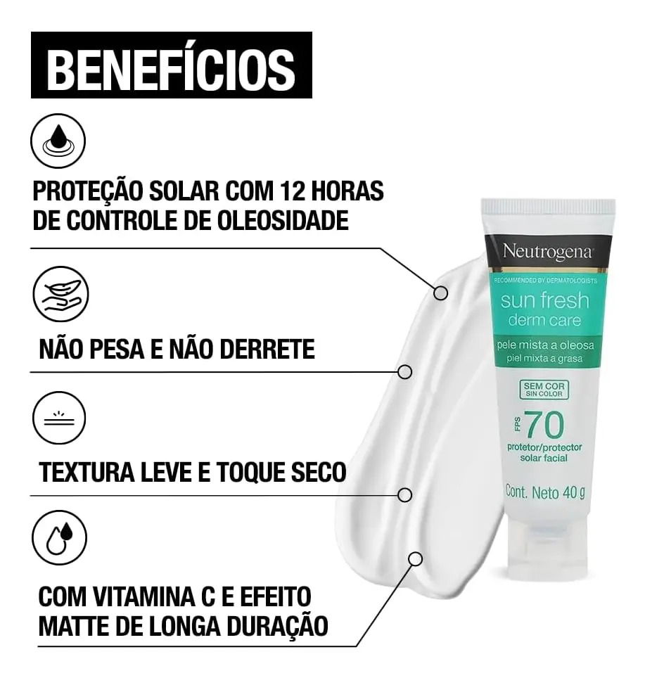 Neutrogena Sun Fresh Derm Care FPS 70 3