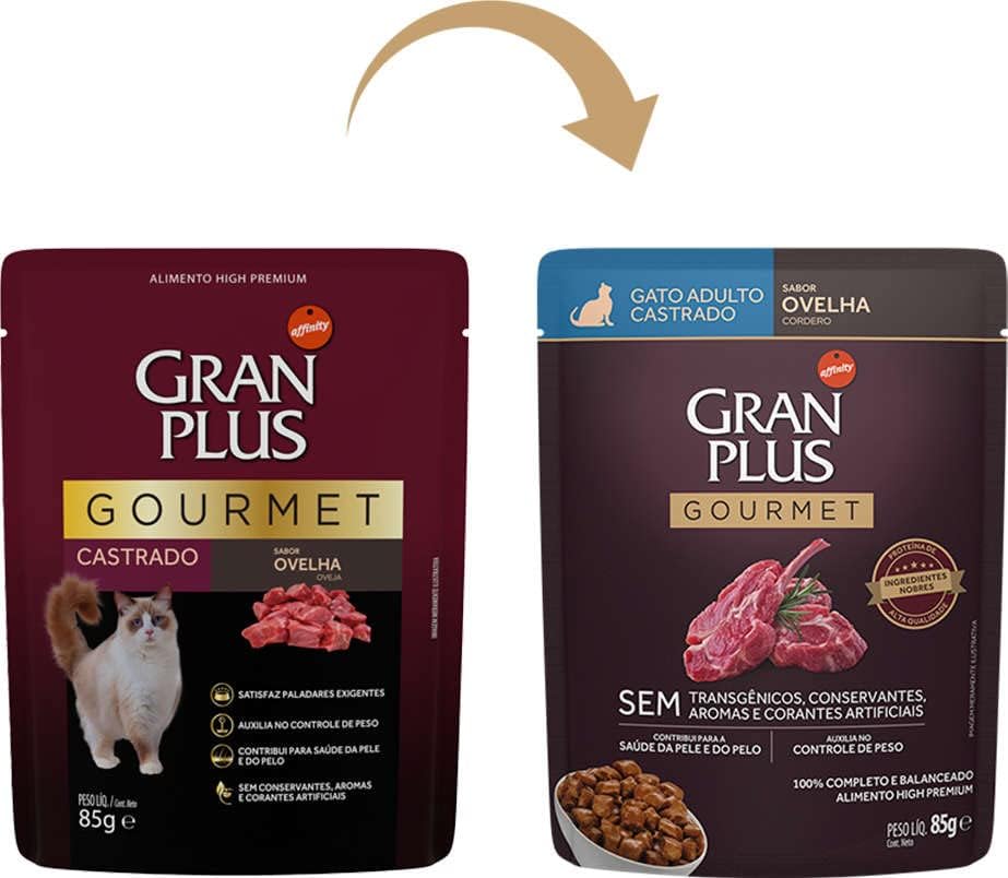 Gourmet Sachê Gato Adulto Castrado 3