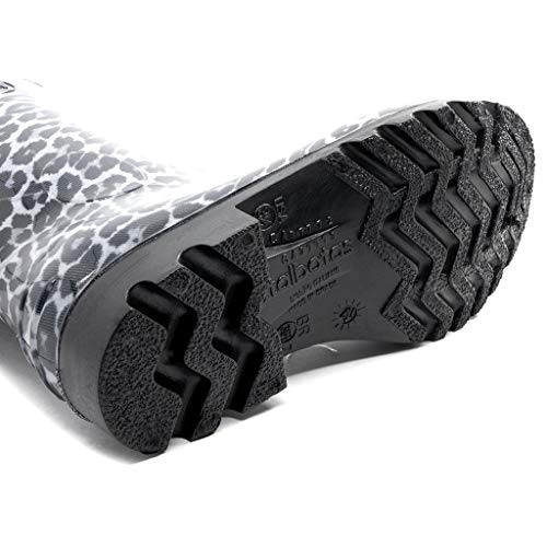 Bota Galocha Feminina Onça Cano Longo Impermeável PVC Leve 3