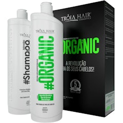 Kit Organic Troia Hair 2x1000 ml Selagem Inteligente Livre de Formol
