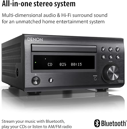 Mini HiFi System with CD, Bluetooth and FM Tuner 2