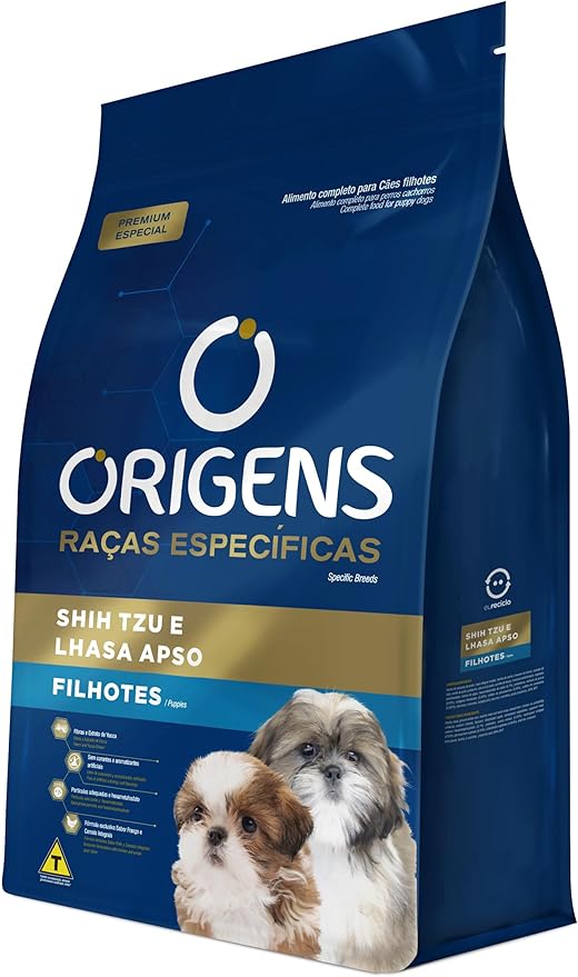 Ração Origens Premium Especial Raças Específicas Cães Filhotes Shih Tzu e Lhasa Apso 3