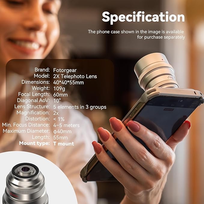 Lente Teleobjetiva Fotorgear 4