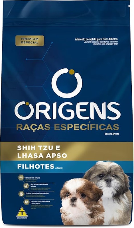 Ração Origens Premium Especial Raças Específicas Cães Filhotes Shih Tzu e Lhasa Apso 1