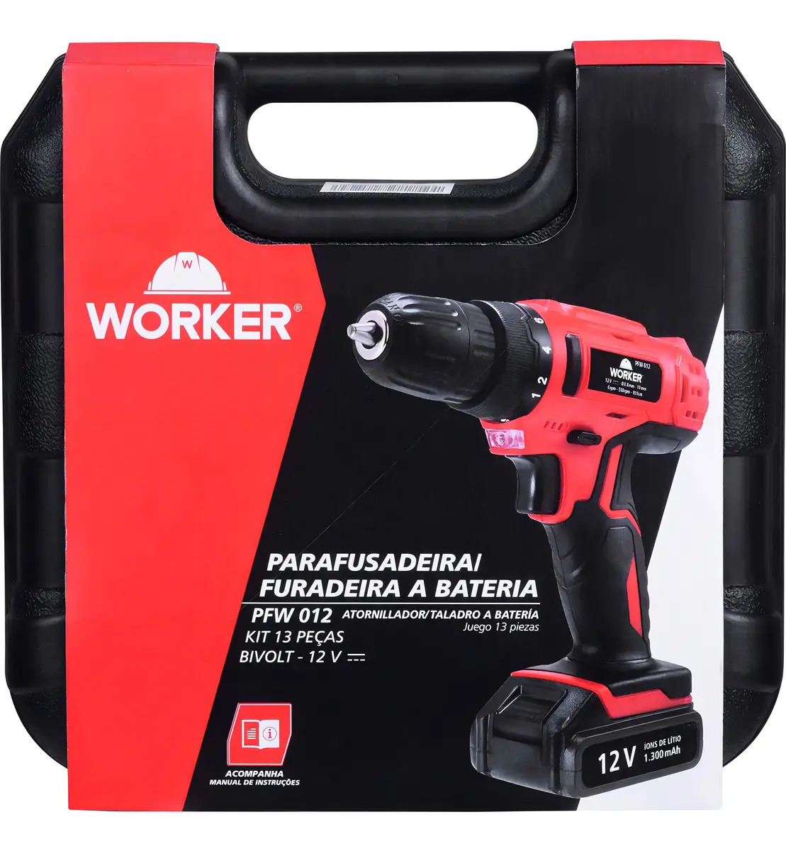Parafusadeira e Furadeira a Bateria 12 V PFW 012 5