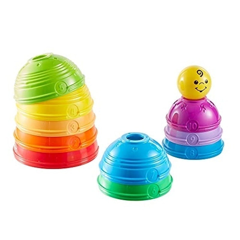 Brinquedo para Bebês Potinhos Empilhar & Rolar 5