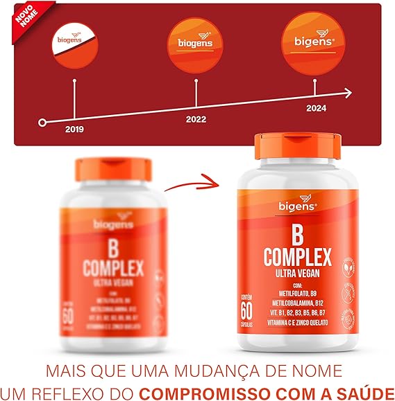 B complex | B9 + B12 + B1 + B2 + B3 + B5 + B6 e B7  2