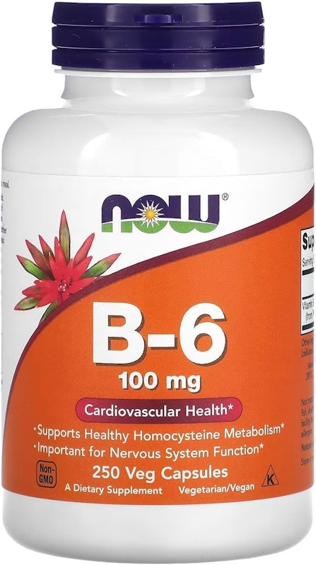 Vitamina B-6 100 mg Cápsulas Veg 1