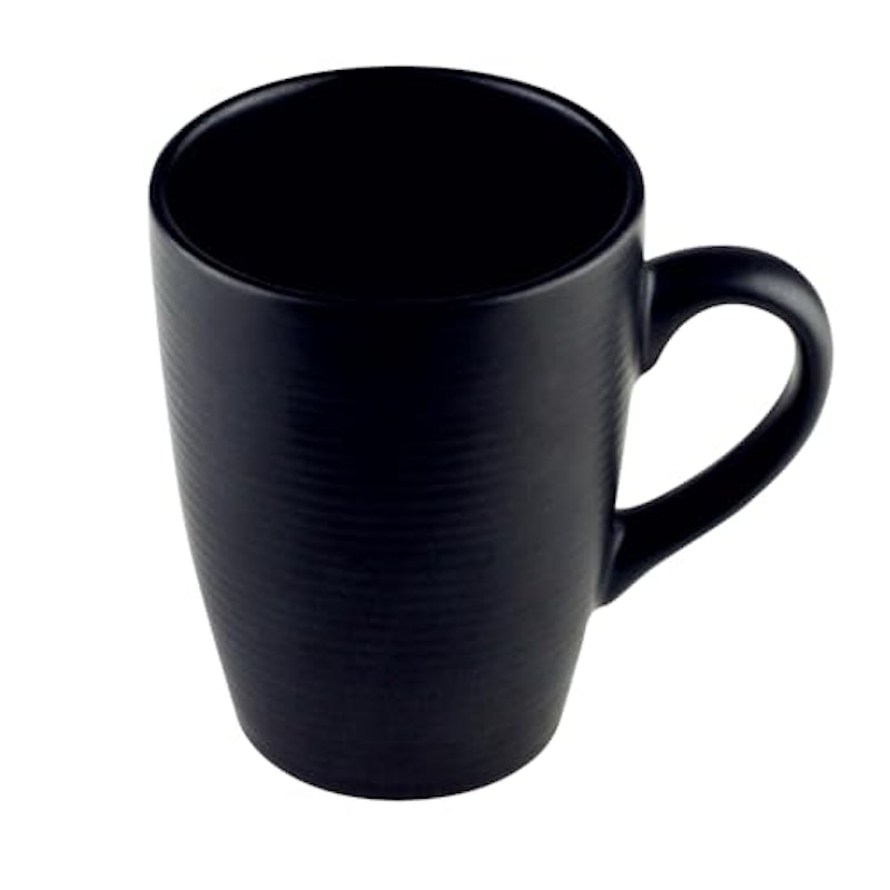 Caneca de Cerâmica Preta 350ml 3