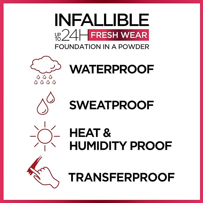 Base em Pó Makeup Infallible Fresh Wear 5