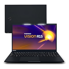 Notebook Positivo Vision R15 AMD Ryzen 5-5500U 8 GB RAM 256 GB SSD