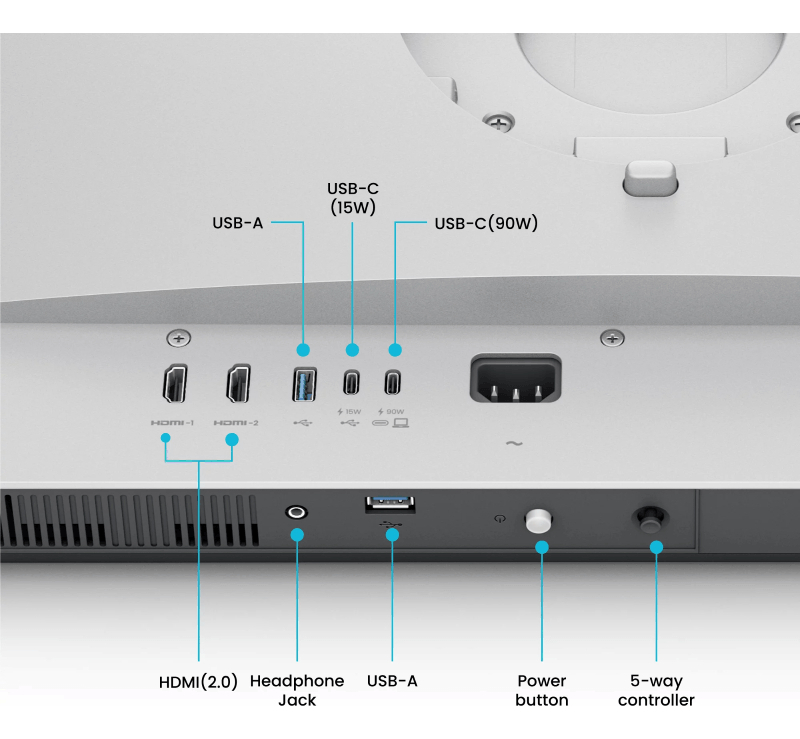 Monitor 4K UHD de 27" para MacBook Pro e MacBook Air BenQ 3