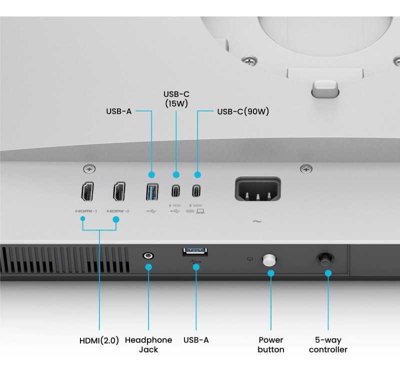 Monitor 4K UHD de 27" para MacBook Pro e MacBook Air BenQ 3