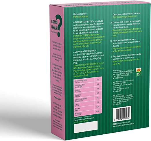 Adubo Orgânico para Rosas do Deserto 2