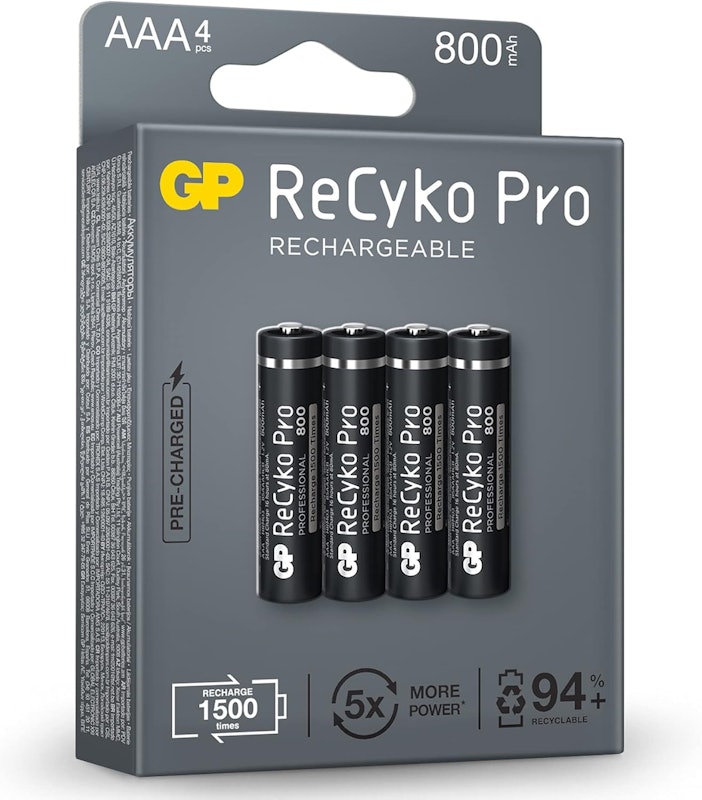 Pilha ReCyko Pro 800 mAh AAA 3