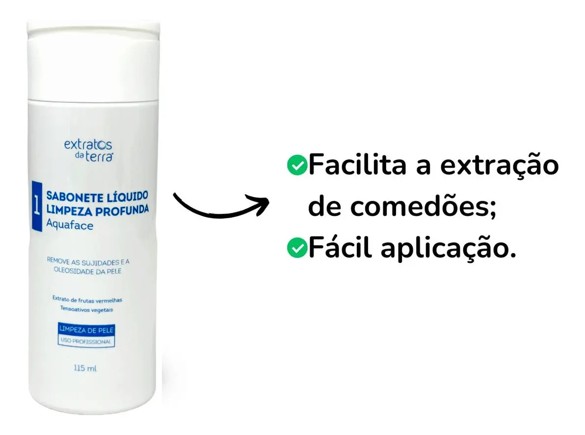 Kit Limpeza de Pele Compacto Extratos da Terra 4