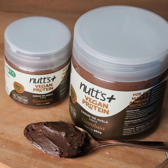 Creme de Avelã Vegan Protein Nutts Mais Sabor Gianduia 2