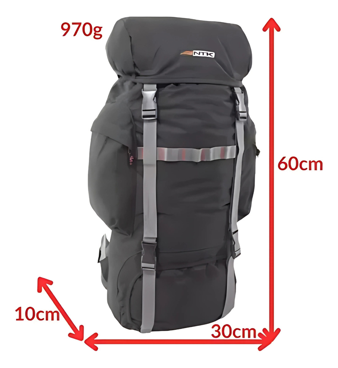 Mochila Semi-Cargueira Nautika Intruder 45 L 4