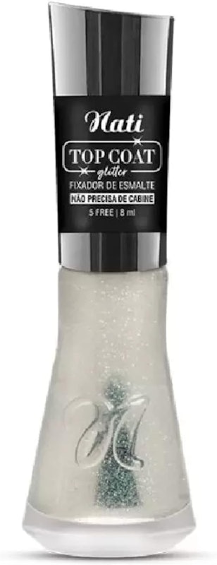 Top Coat Glitter Nati Fixador de Esmalte 1